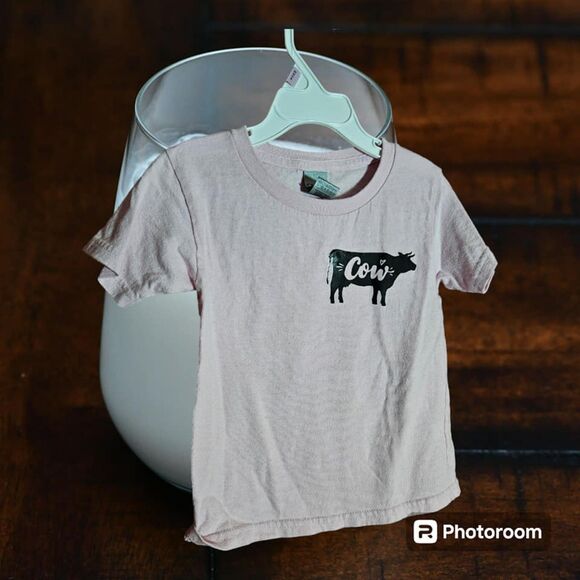 Holy Cow Eaisly Distracted By Cows Pink T-Shirt‎ Size 4T (O3) - Picture 1 of 2